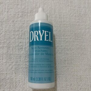Dryel Stain Remover Bottle 2001 Procter & Gamble 3.38 Oz NEW Hiking Camping